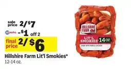 Meijer Hillshire Farm Lit'l Smokies offer