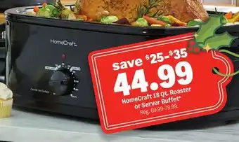 Meijer HomeCraft 18 Qt. or Server Buffet offer