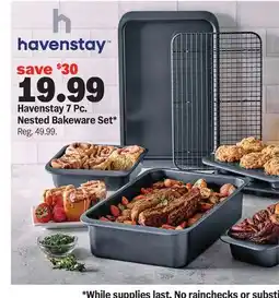 Meijer Havenstay 7 Pc. Nested Bakeware Set offer