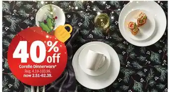 Meijer Corelle Dinnerware offer