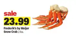 Meijer Frederik's by Meijer Snow Crab offer