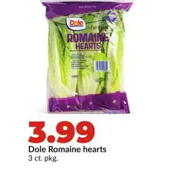 Hy-Vee Dole Romaine hearts offer
