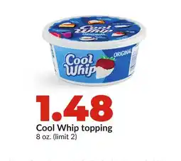 Hy-Vee Cool Whip topping offer