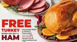 Hy-Vee Hormel Cure 81 whole boneless ham offer