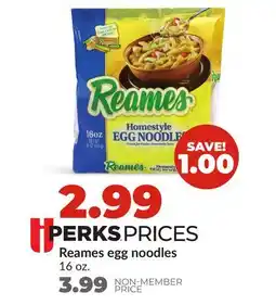 Hy-Vee Reames egg noodles offer