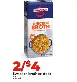 Hy-Vee Swanson broth or stock offer
