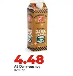 Hy-Vee AE Dairy egg nog offer