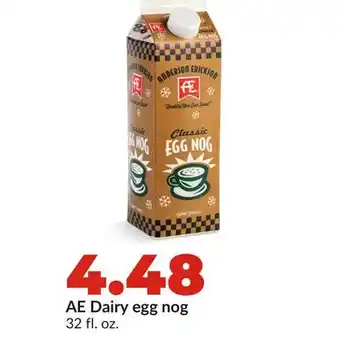Hy-Vee AE Dairy egg nog offer