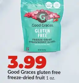 Hy-Vee Good Graces gluten free freeze-dried fruit offer