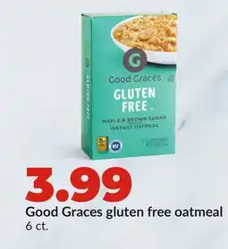 Hy-Vee Good Graces gluten free oatmeal offer