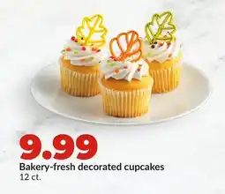 Hy-Vee Bakery-fresh decorated cupcakes offer