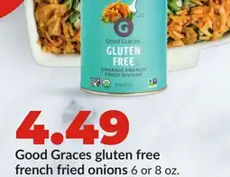 Hy-Vee Good Graces gluten free french fried onions offer