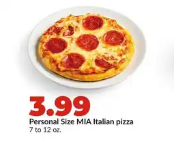 Hy-Vee Personal MIA Italian pizza offer