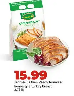 Hy-Vee Jennie-O Oven Ready boneless homestyle turkey breast offer