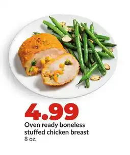 Hy-Vee Oven ready boneless stuffed chicken breast offer