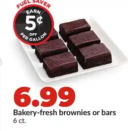 Hy-Vee Bakery-fresh brownies or bars offer