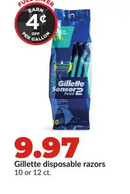 Hy-Vee Gillette disposable razors offer