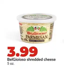 Hy-Vee BelGioioso shredded cheese offer