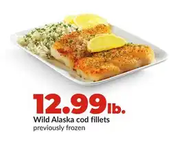 Hy-Vee Wild Alaska cod fillets offer