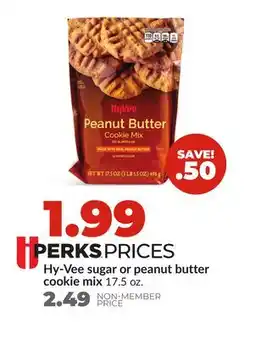 Hy-Vee Hy-Vee sugar or peanut butter cookie mix offer