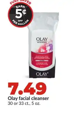 Hy-Vee Olay facial cleanser offer