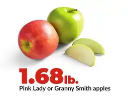 Hy-Vee Pink Lady or Granny Smith apples offer
