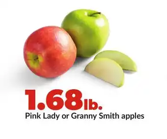 Hy-Vee Pink Lady or Granny Smith apples offer