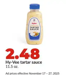 Hy-Vee Hy-Vee tartar sauce offer