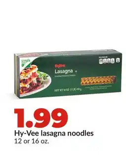 Hy-Vee Hy-Vee lasagna noodles offer