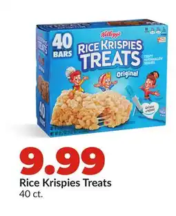 Hy-Vee Rice Krispies Treats offer