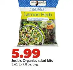 Hy-Vee Josie's Organics salad kits offer