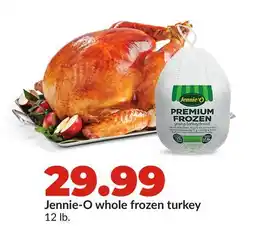 Hy-Vee Jennie-O whole frozen turkey offer