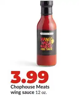 Hy-Vee Chophouse Meats wing sauce offer