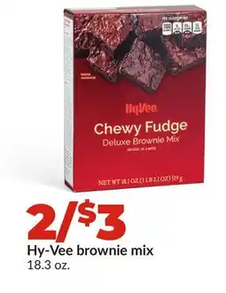 Hy-Vee Hy-Vee brownie mix offer