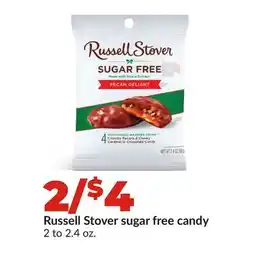 Hy-Vee Russell Stover sugar free candy offer