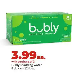 Hy-Vee Bubly sparkling water offer