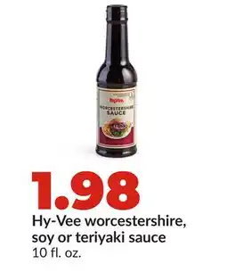 Hy-Vee Hy-Vee worcestershire, soy or teriyaki sauce offer