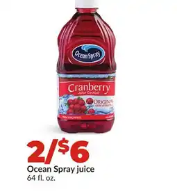 Hy-Vee Ocean Spray juice offer