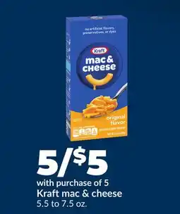 Hy-Vee Kraft mac & cheese offer