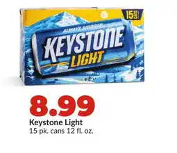 Hy-Vee Keystone Light offer