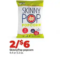 Hy-Vee SkinnyPop popcorn offer