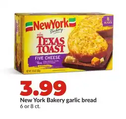 Hy-Vee New York Bakery garlic bread offer