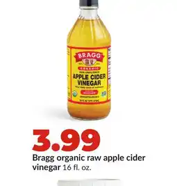 Hy-Vee Bragg organic raw apple cider vinegar offer