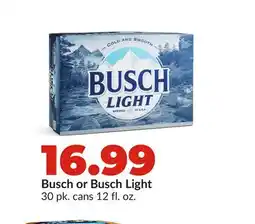 Hy-Vee Busch or Busch Light offer