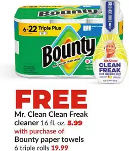 Hy-Vee Bounty paper towels offer