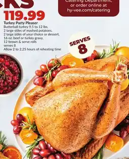 Hy-Vee Turkey Party Pleaser Butterball turkey offer