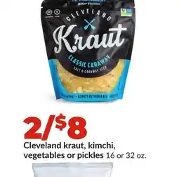 Hy-Vee Cleveland kraut, kimchi, vegetables or pickles offer