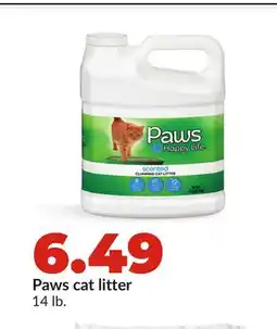 Hy-Vee Paws cat litter offer