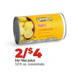 Hy-Vee Hy-Vee juice offer