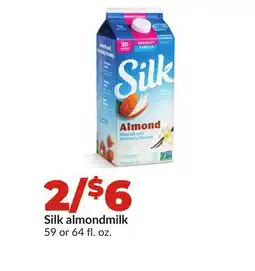 Hy-Vee Silk almondmilk offer